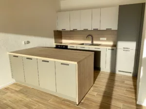 Bytový dům Zlatý potok Šlapanice Prodej bytu Šlapanice 14 5 Prodej bytu Šlapanice, Kuchyně bytu č. 14 v bytovém domě Zlatý potok